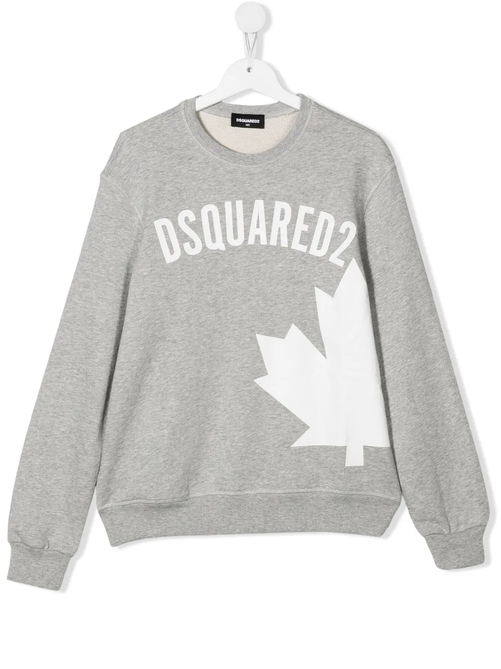 

Dsquared2 Kids sudadera con logo estampado - Gris