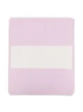 La Stupenderia striped knitted blanket - Pink