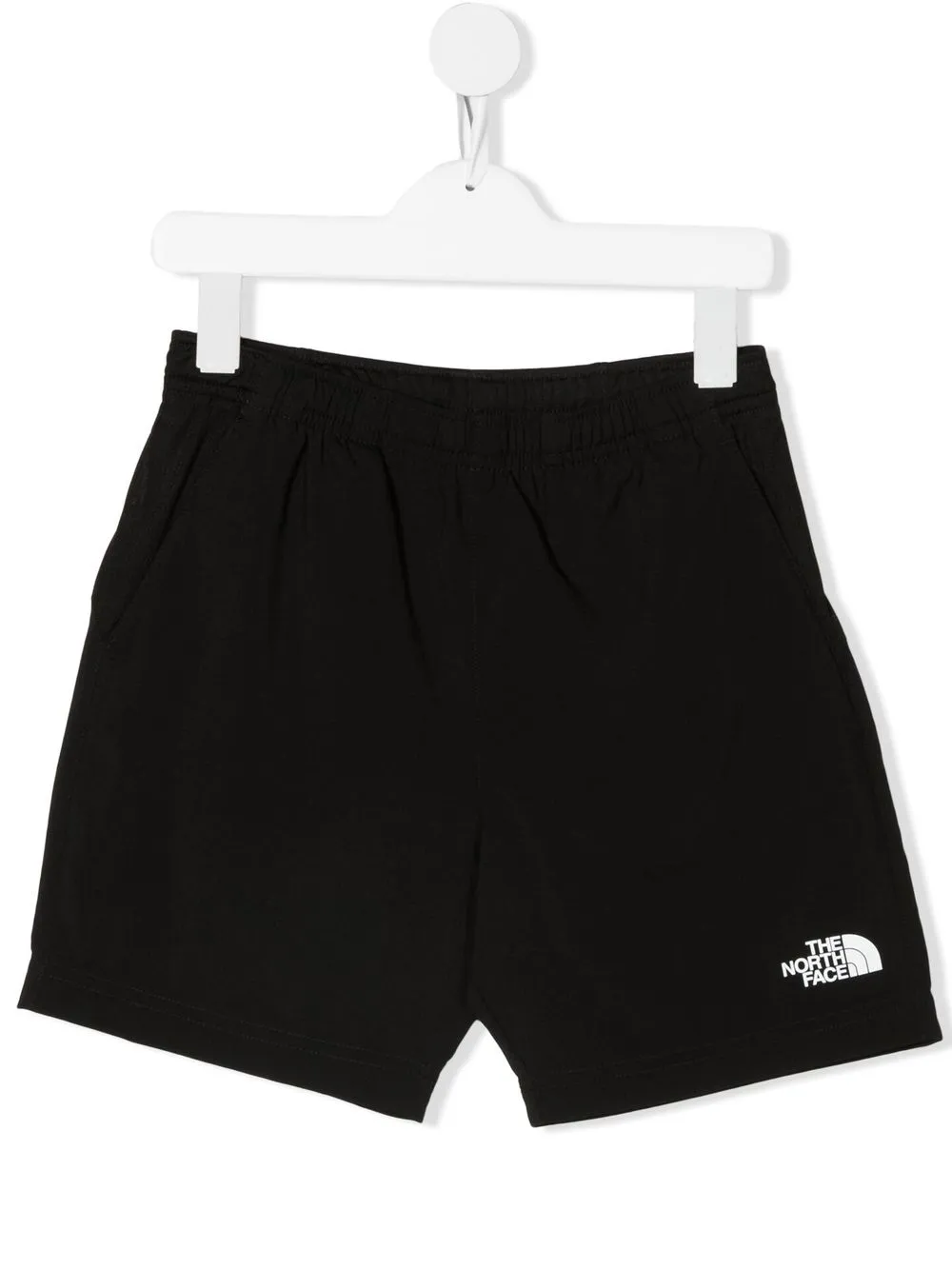 The North Face Kids ロゴ トラックショーツ - ブラック The North Face Kids ロゴ トラックショーツ - ブラック