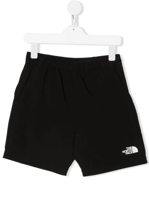 The North Face Kids logo-print track shorts