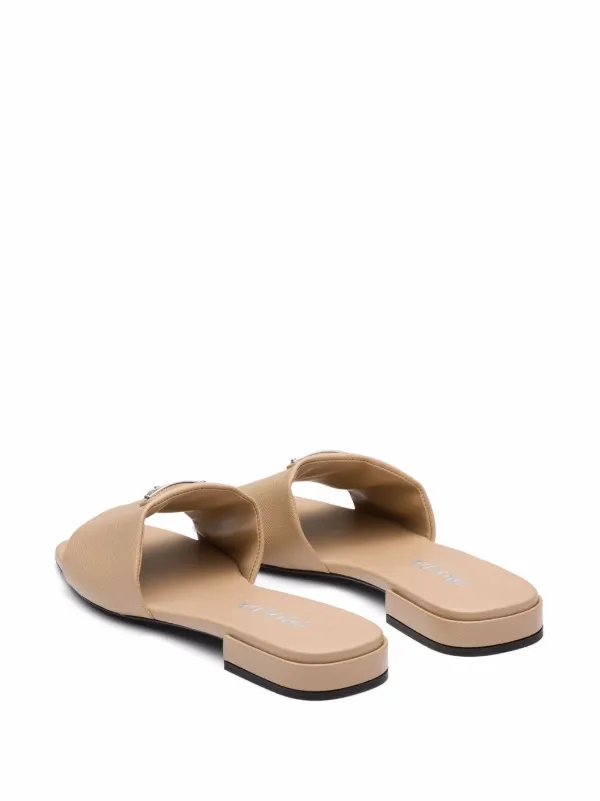 Prada nomad flat sandals clearance