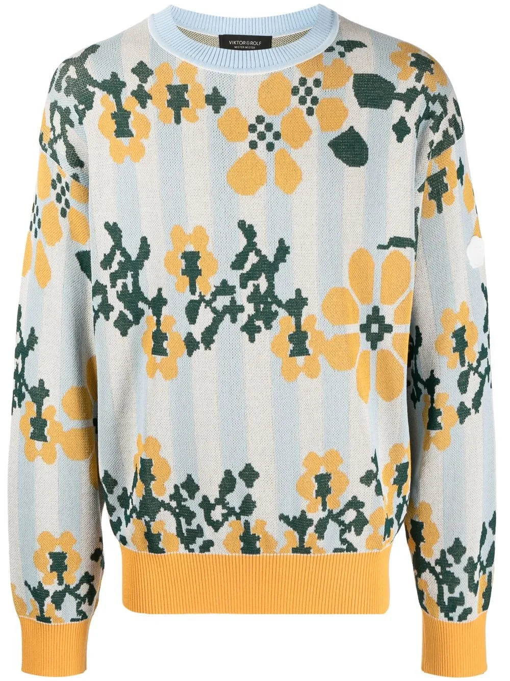 floral-print jumper