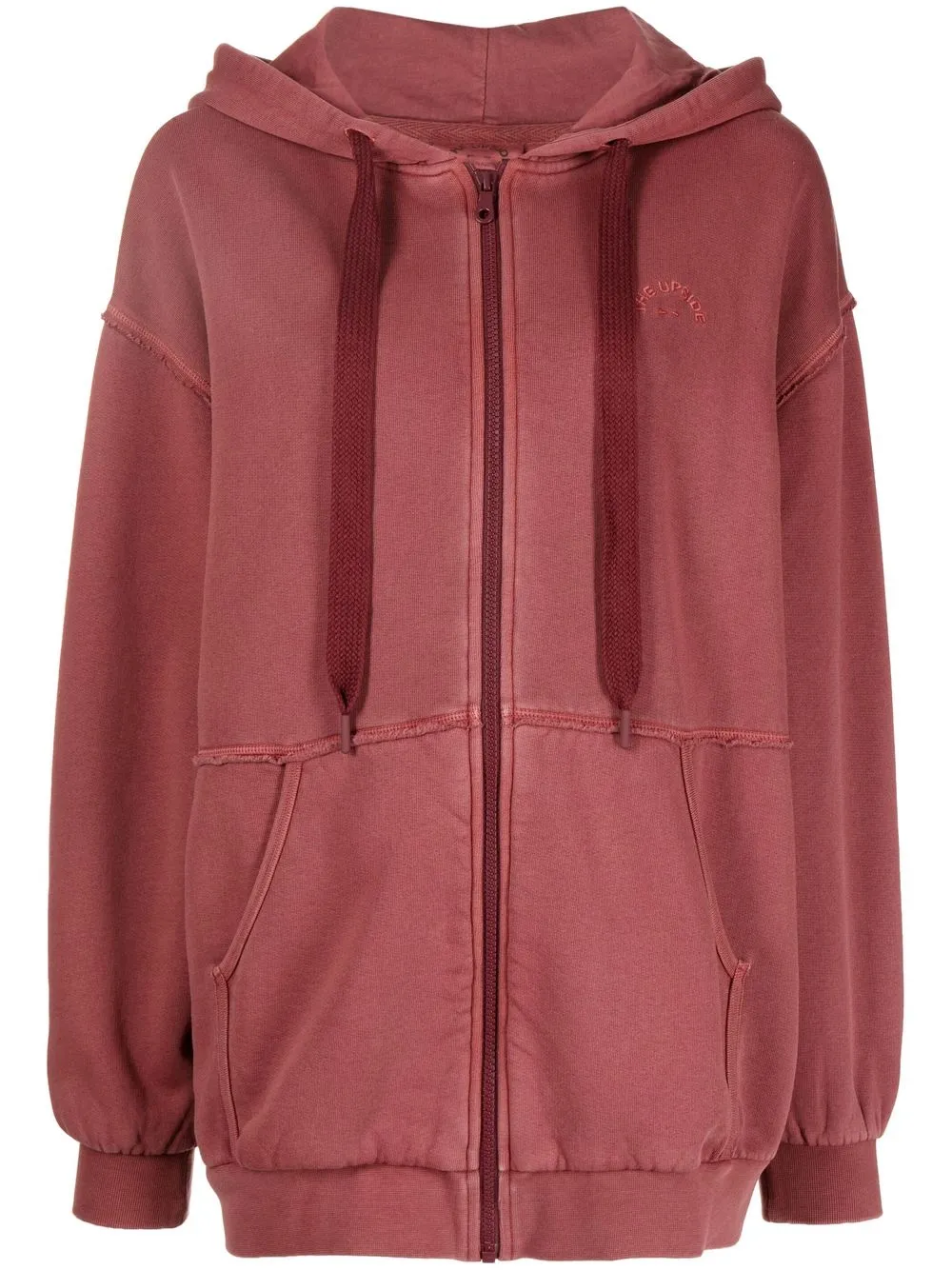 

The Upside zip up hoodie - Red