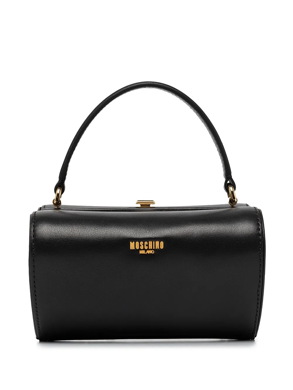 

Moschino canguera con placa del logo - Negro