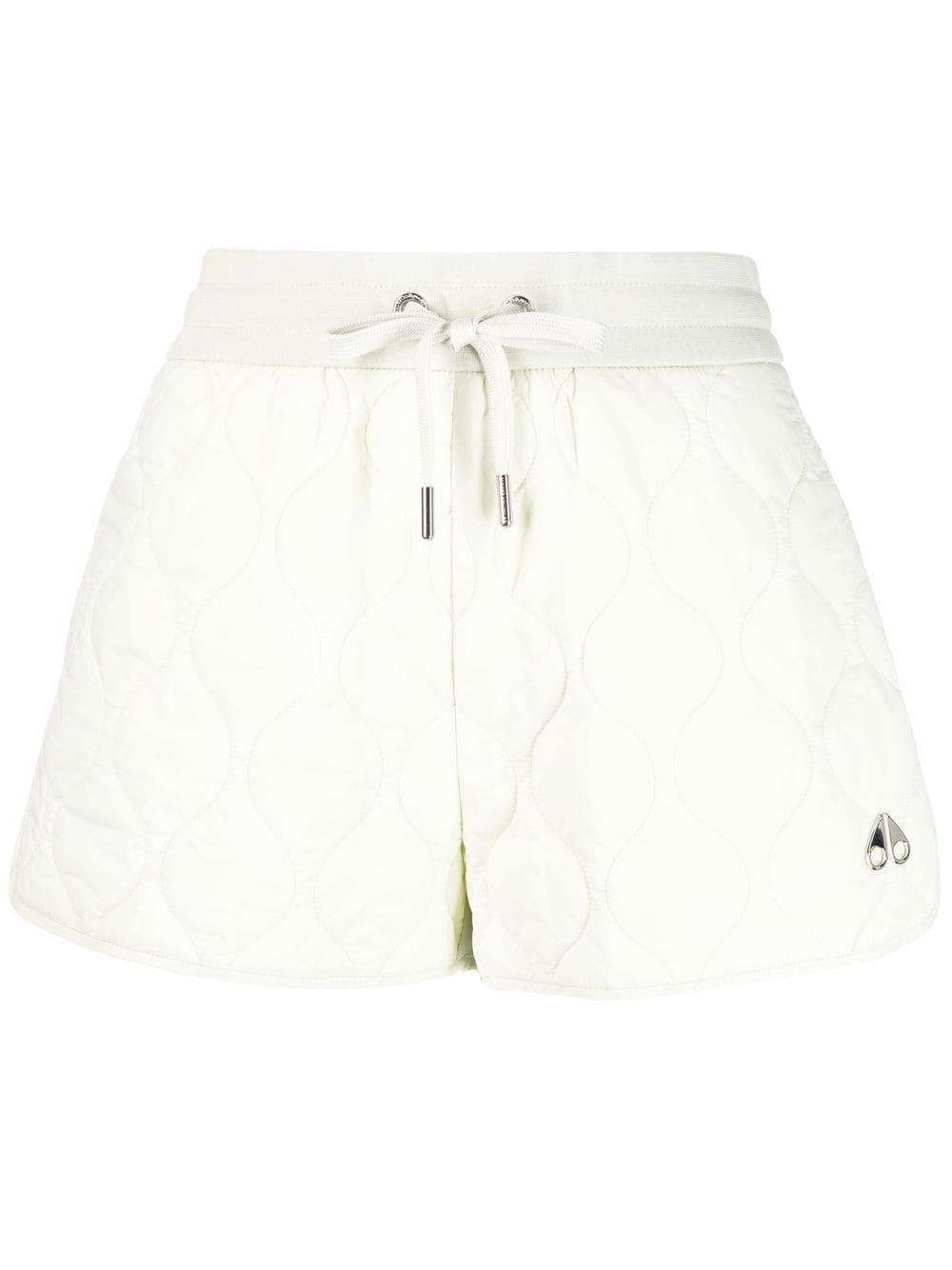 quilted recycled nylon shorts