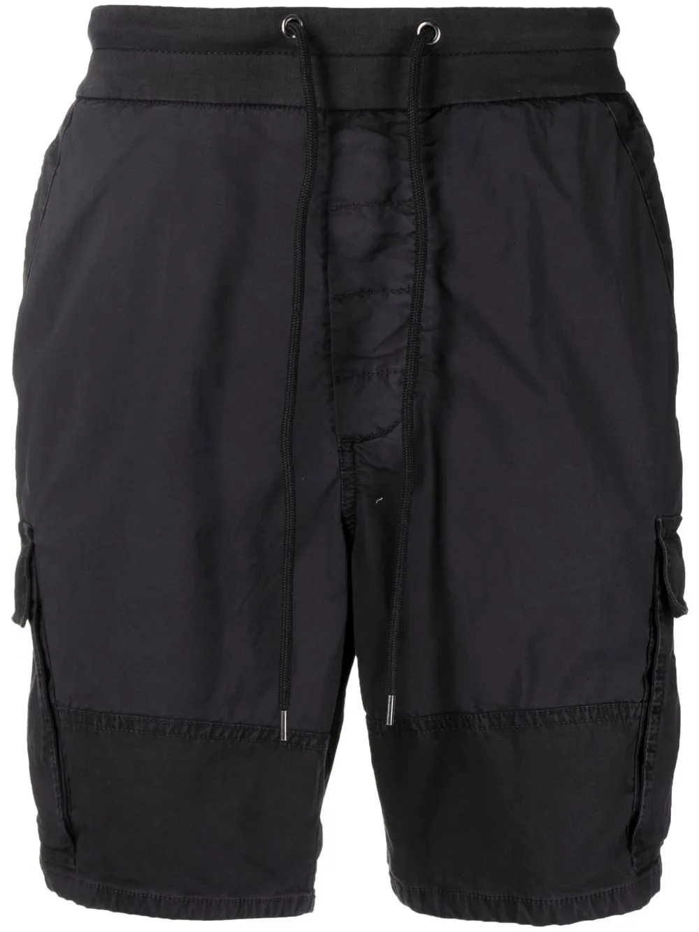 

James Perse shorts cargo con cordones en la pretina - Negro