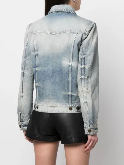 Saint Laurent long sleeve denim jacket 