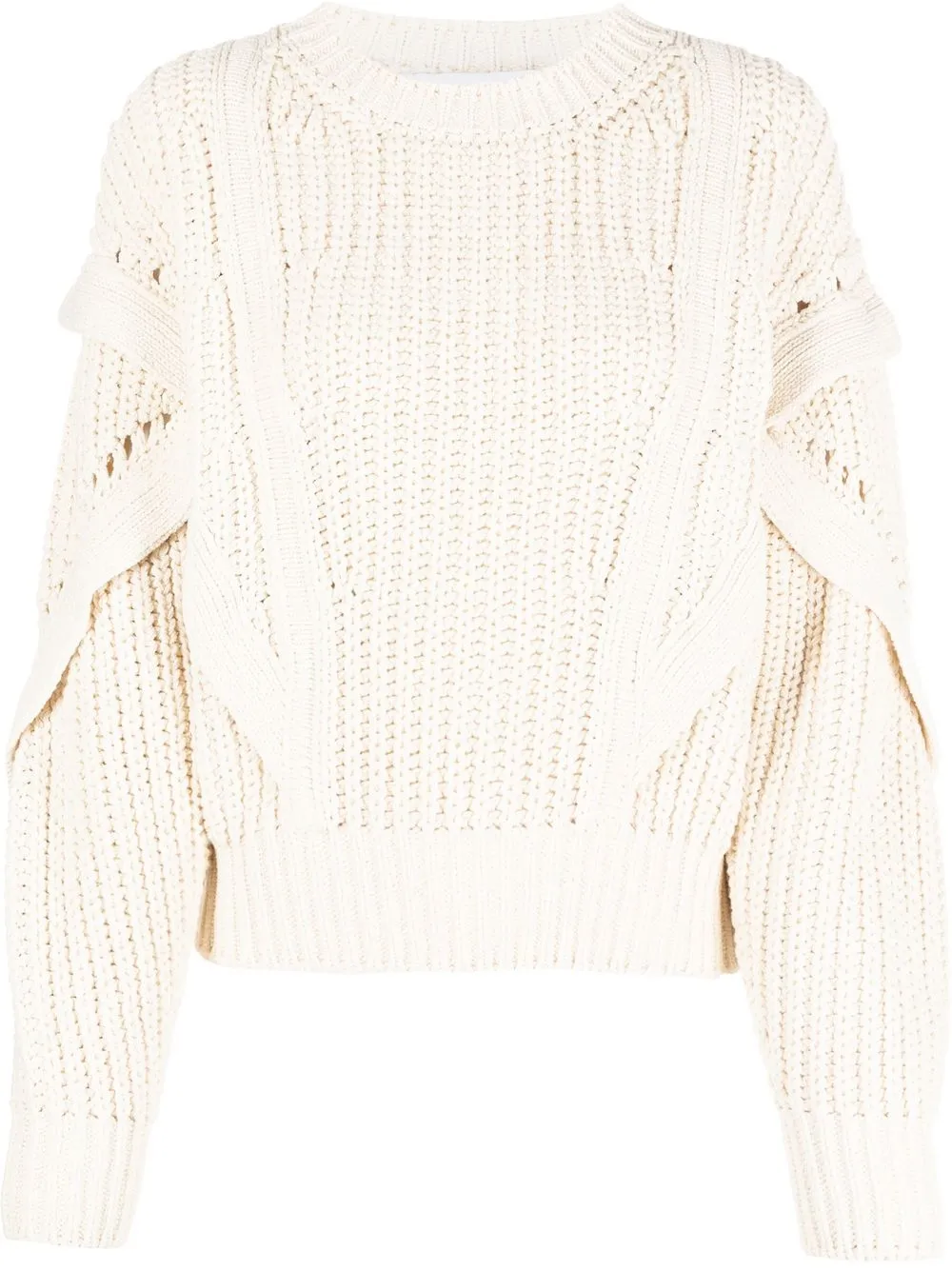 

IRO Casia organic-cotton bend jumper - Neutrals