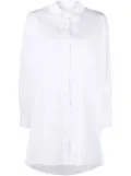 Iceberg embroidered-logo cut-out shirt - White