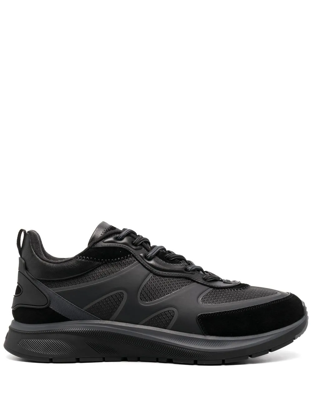 

Zegna tenis bajos con agujetas - Negro