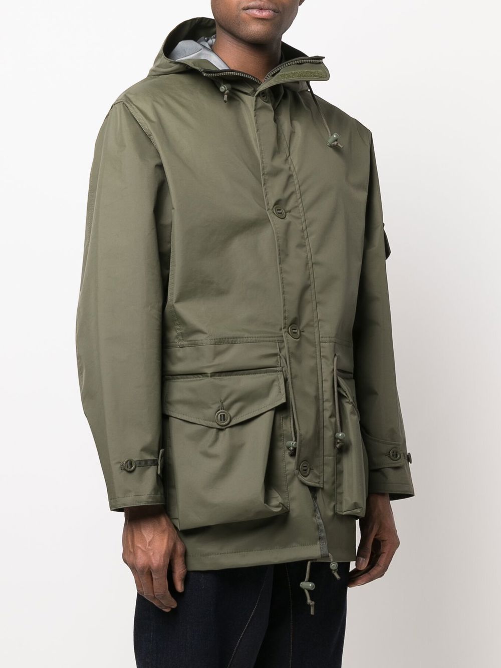 Junya Watanabe MAN zip-up Hooded Coat - Farfetch