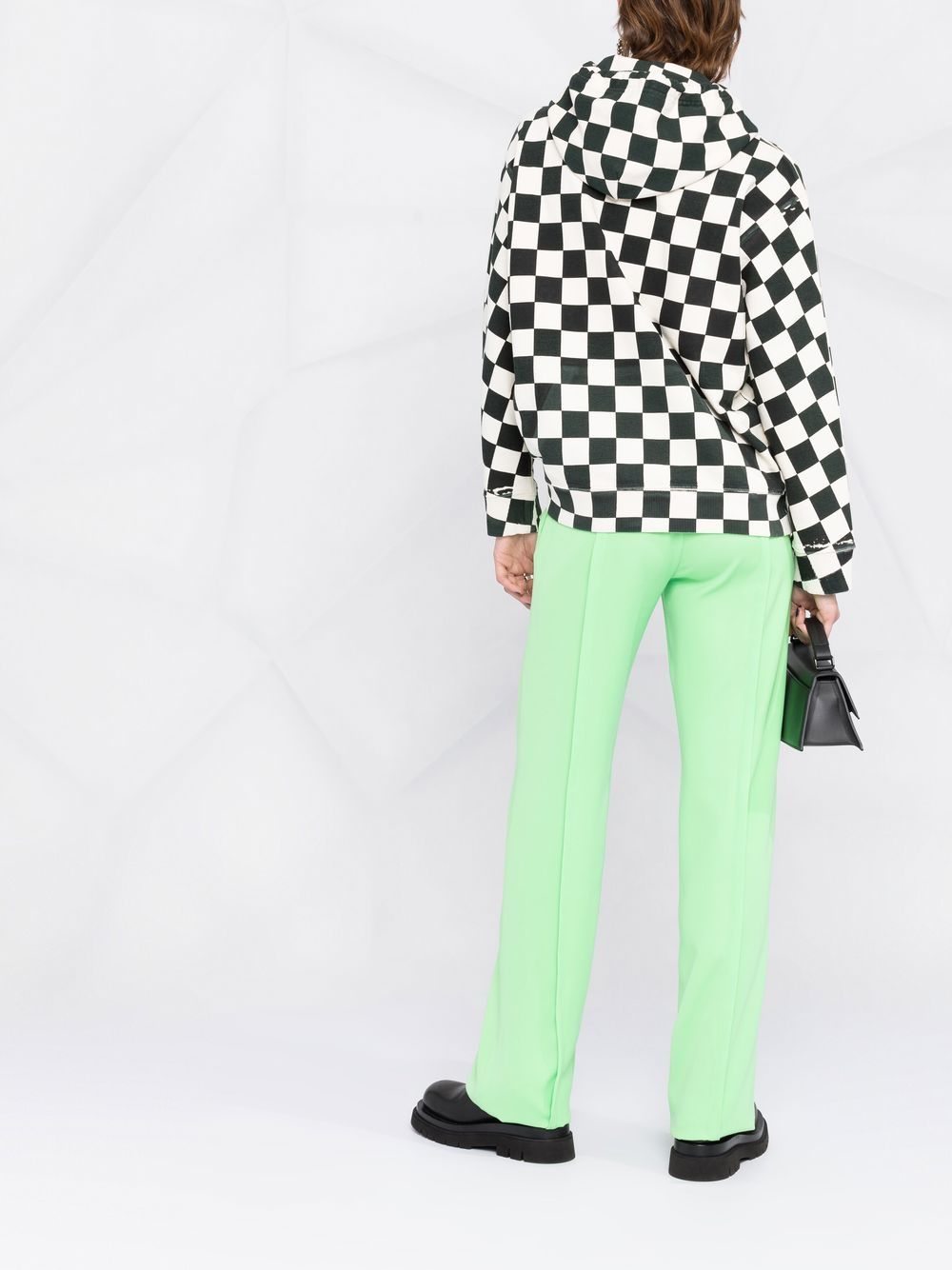 MM6 Maison Margiela checkerboard-print hoodie Women