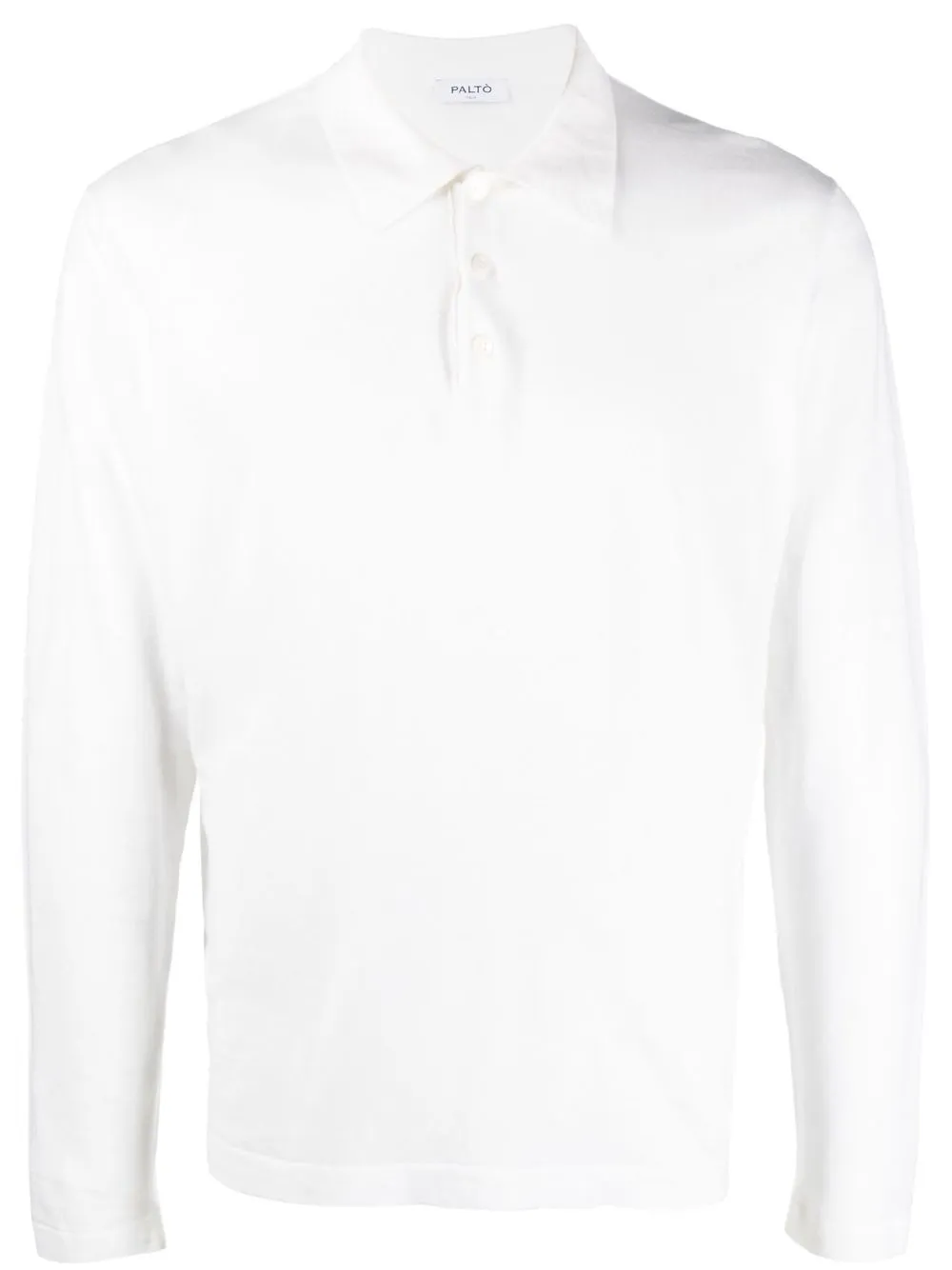 

Paltò long-sleeve polo shirt - White