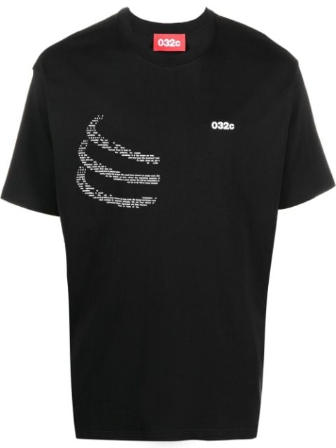 032c graphic-print organic-cotton T-Shirt 