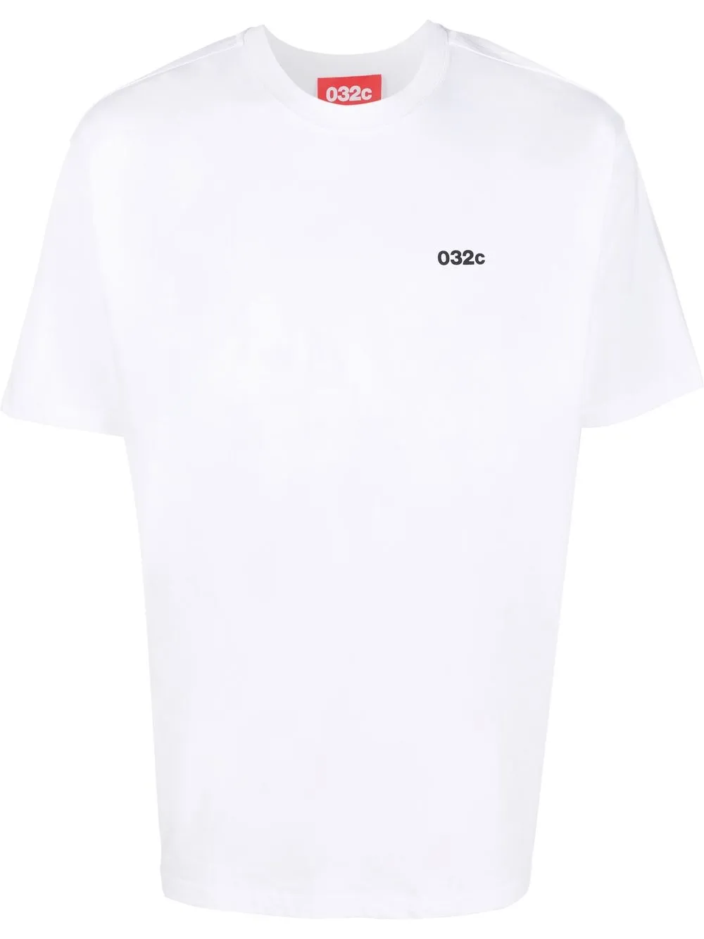 

032c playera con logo estampado - Blanco