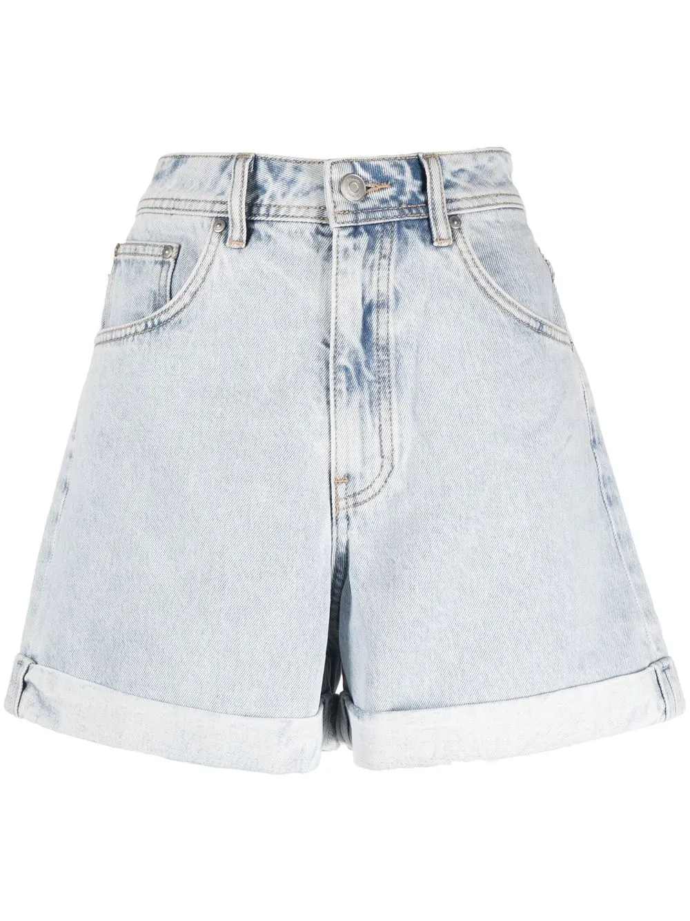 

12 STOREEZ light-wash denim shorts - Blue