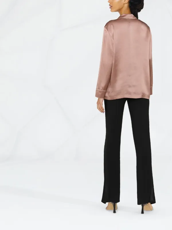 DAO　DOLCE＆GABBANA　シルクパジャマシャツ Dolce & Gabbana ドルチェ＆ガッバーナ シルクパジャマ - FARFETCH