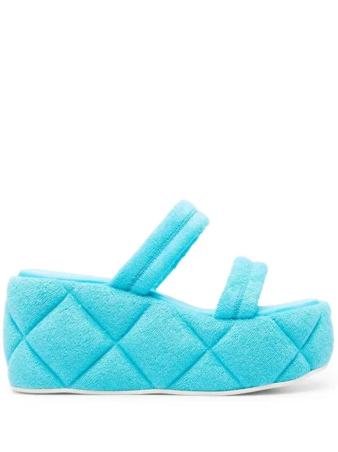 Le Silla quilted-effect platform sandals Women