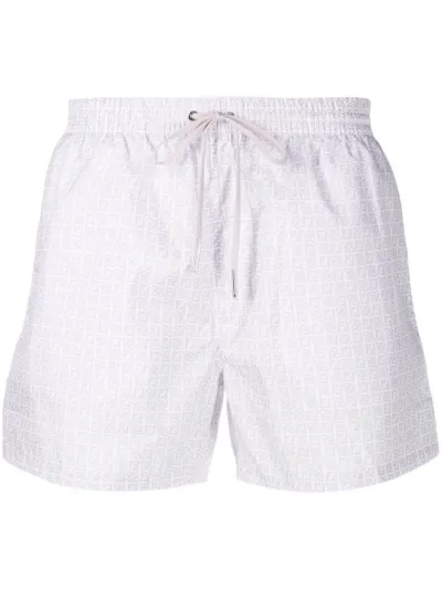 monogram-logo drawstring-waist swim 