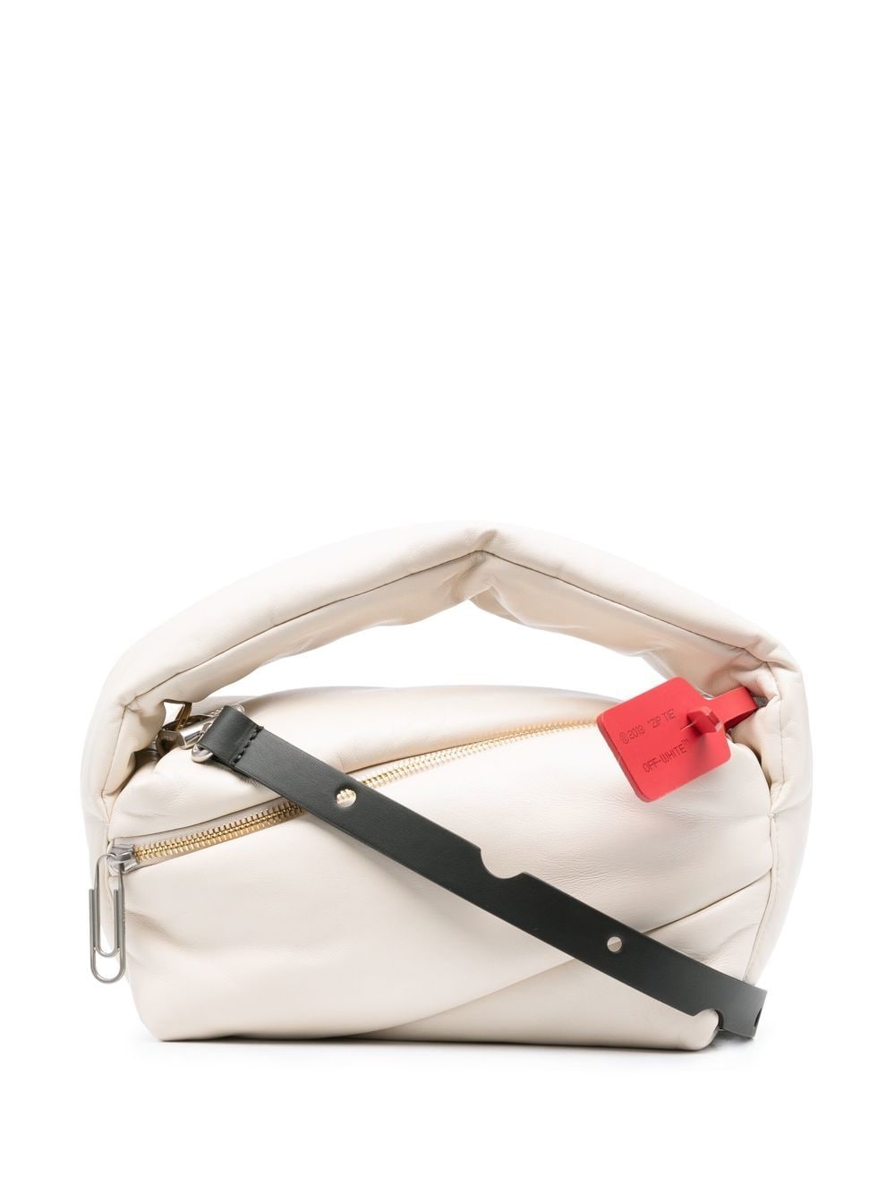 

Off-White bolsa de mano Pump capitonada - Neutro