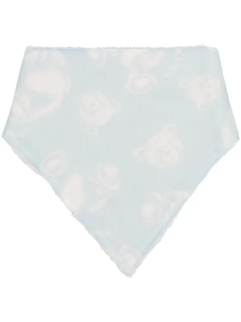 Palm Angels Kids teddy bear-print bib