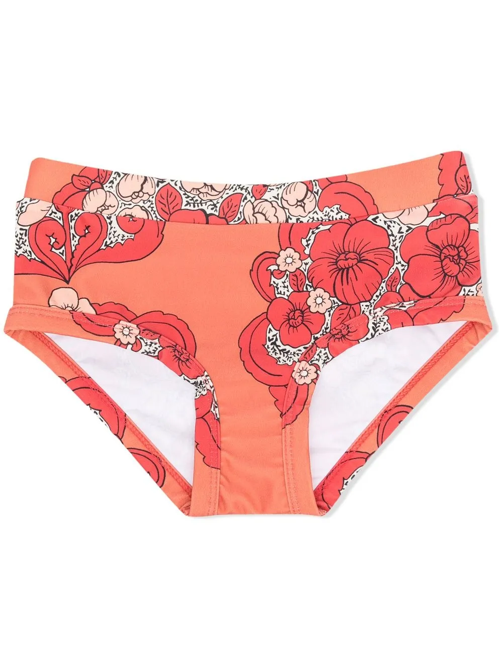 

Mini Rodini shorts de playa con estampado floral - Rojo