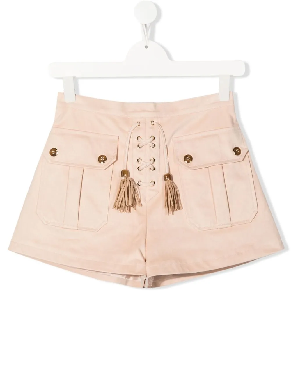 

Elisabetta Franchi La Mia Bambina shorts con dos bolsillos - Neutro