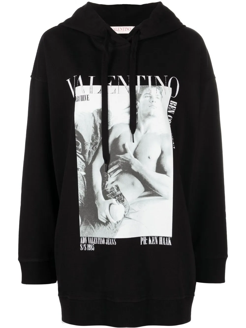 

Valentino hoodie con estampado fotográfico - Negro