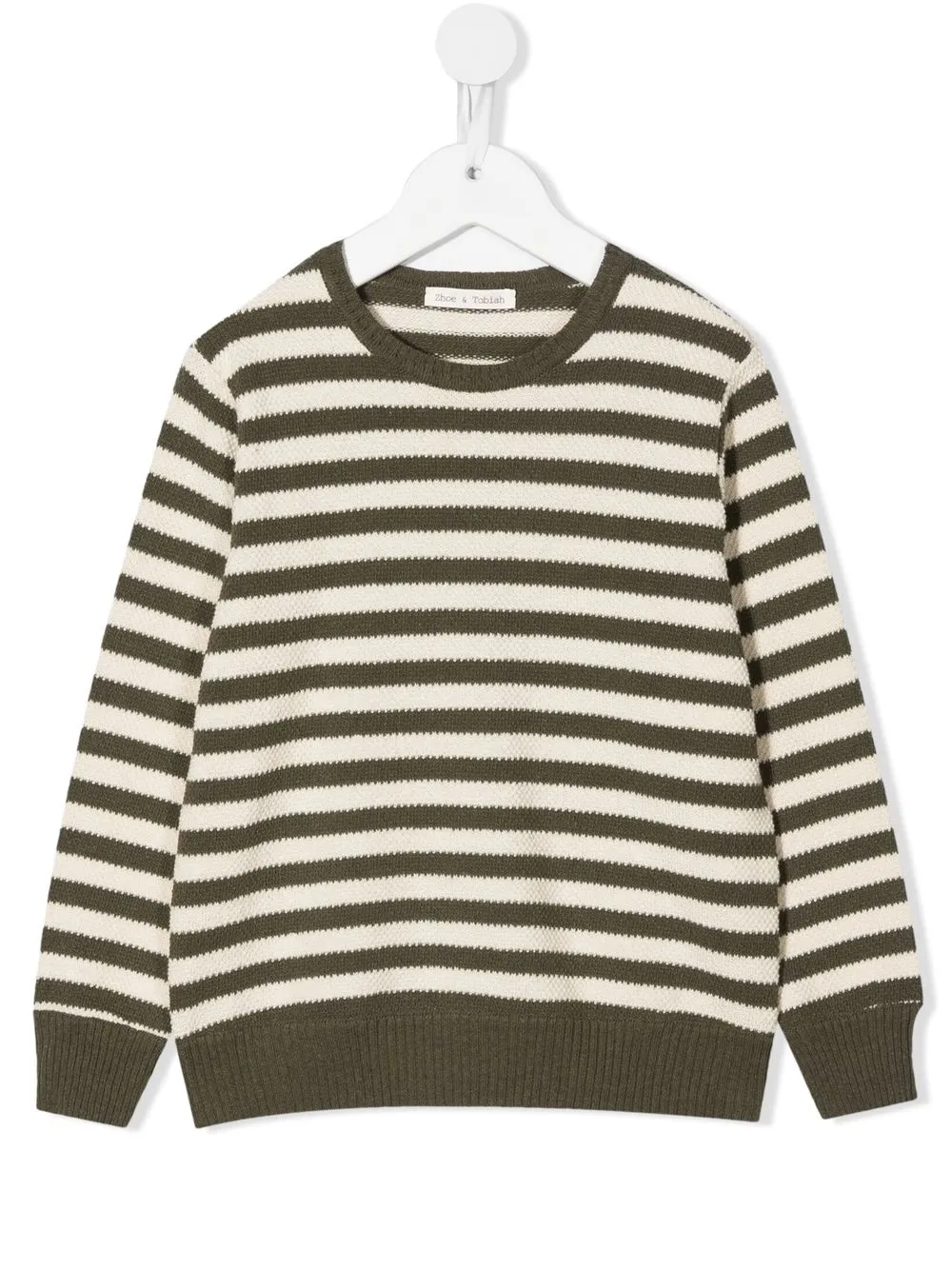 

Zhoe & Tobiah striped knitted jumper - Green