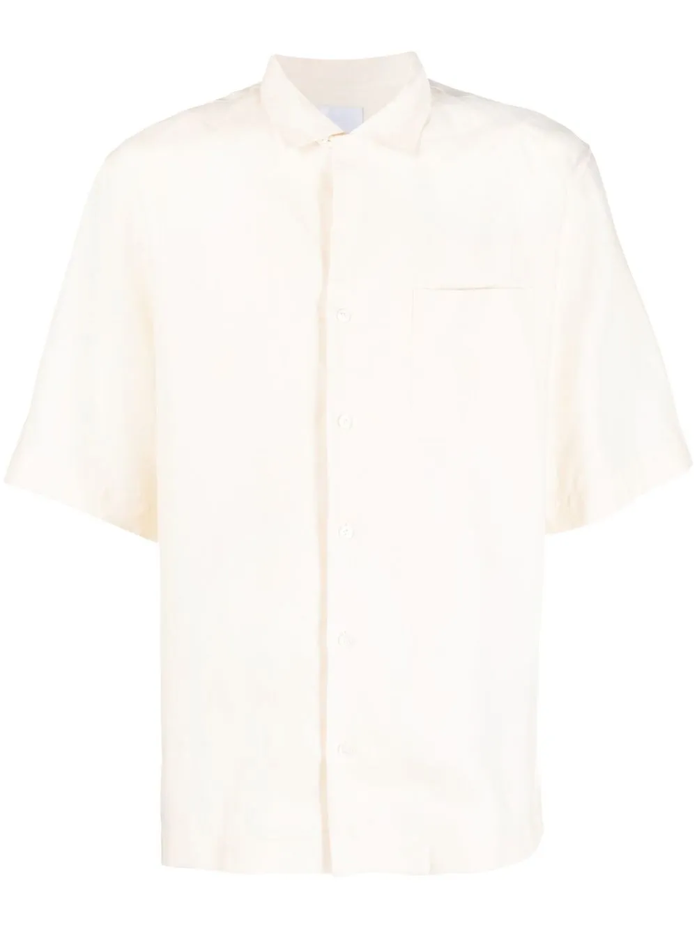 

PT Torino short-sleeved linen shirt - Neutrals