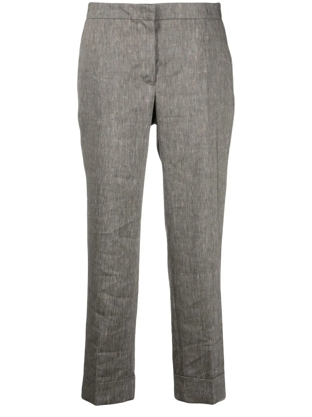 

PT Torino high-waist tailored trousers - Grey