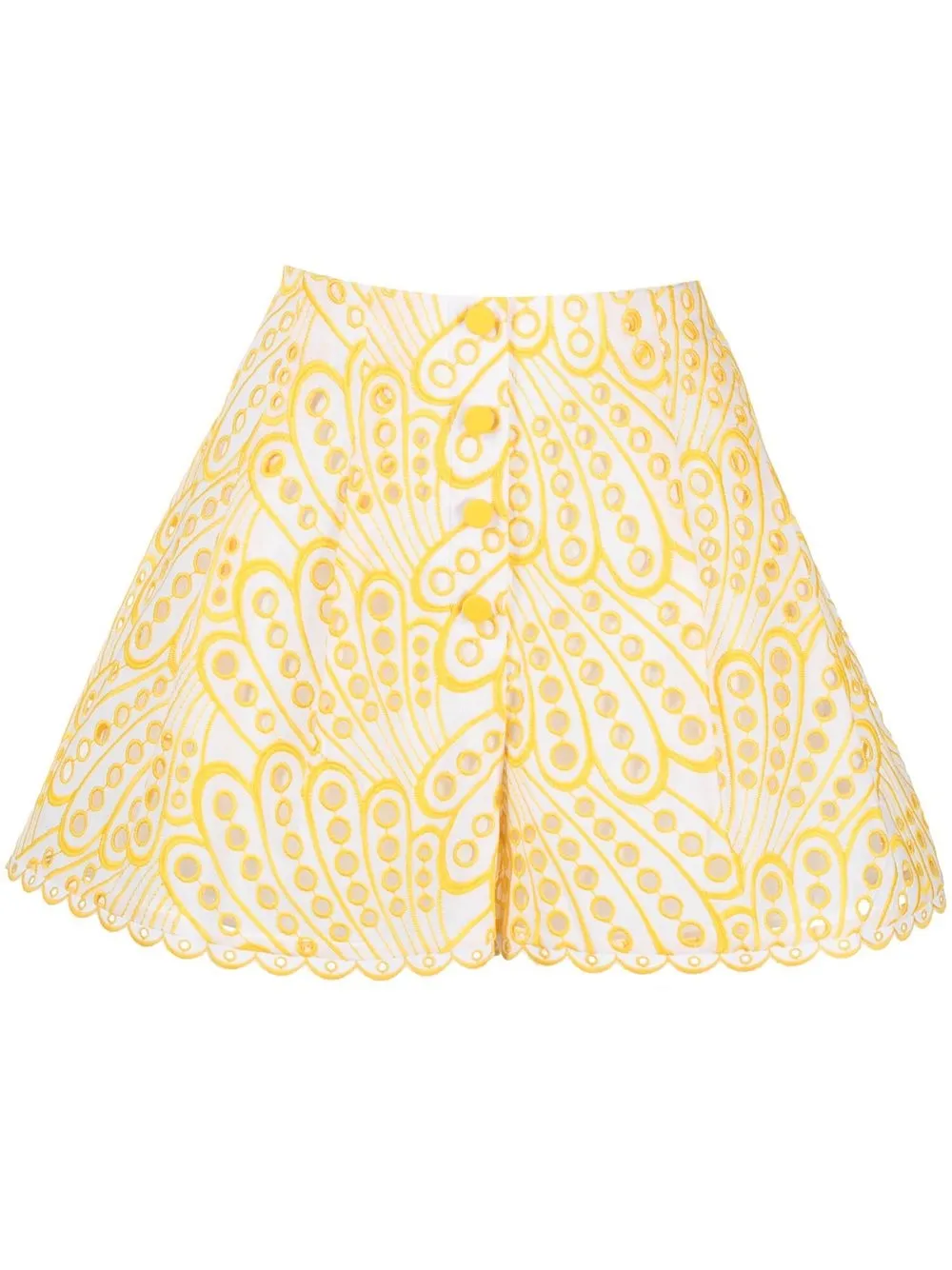 

Charo Ruiz Ibiza graphic print shorts - Yellow