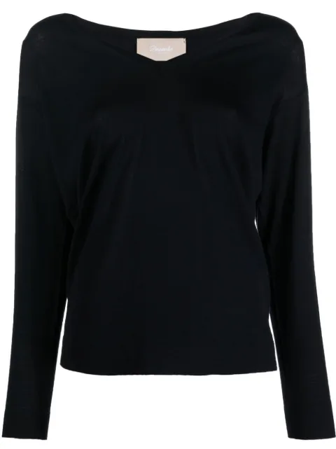 Drumohr merino V-neck jumper