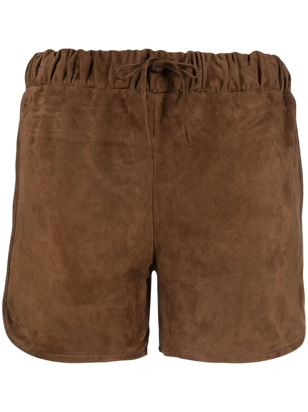 

Salvatore Santoro shorts con cordones en la pretina - Marrón