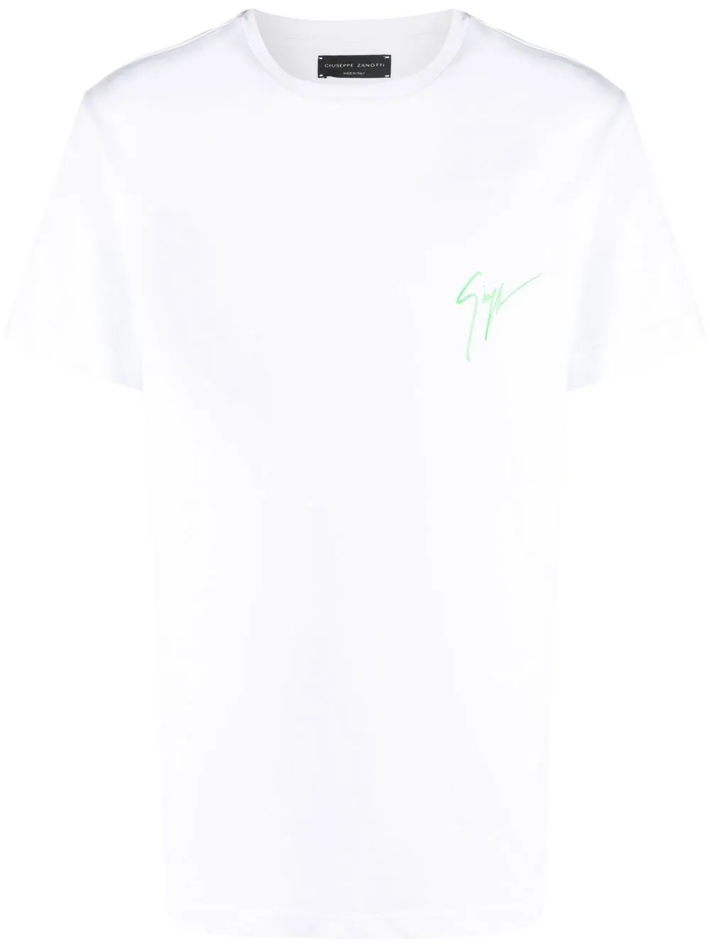 

Giuseppe Zanotti playera con logo - Blanco