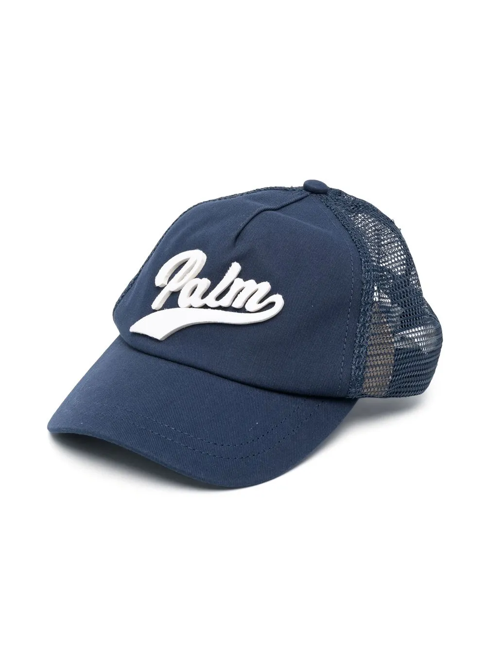 

Palm Angels Kids gorra con logo bordado - Azul