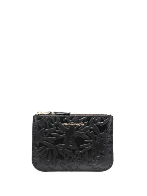Comme Des Garçons Wallet embossed leather wallet
