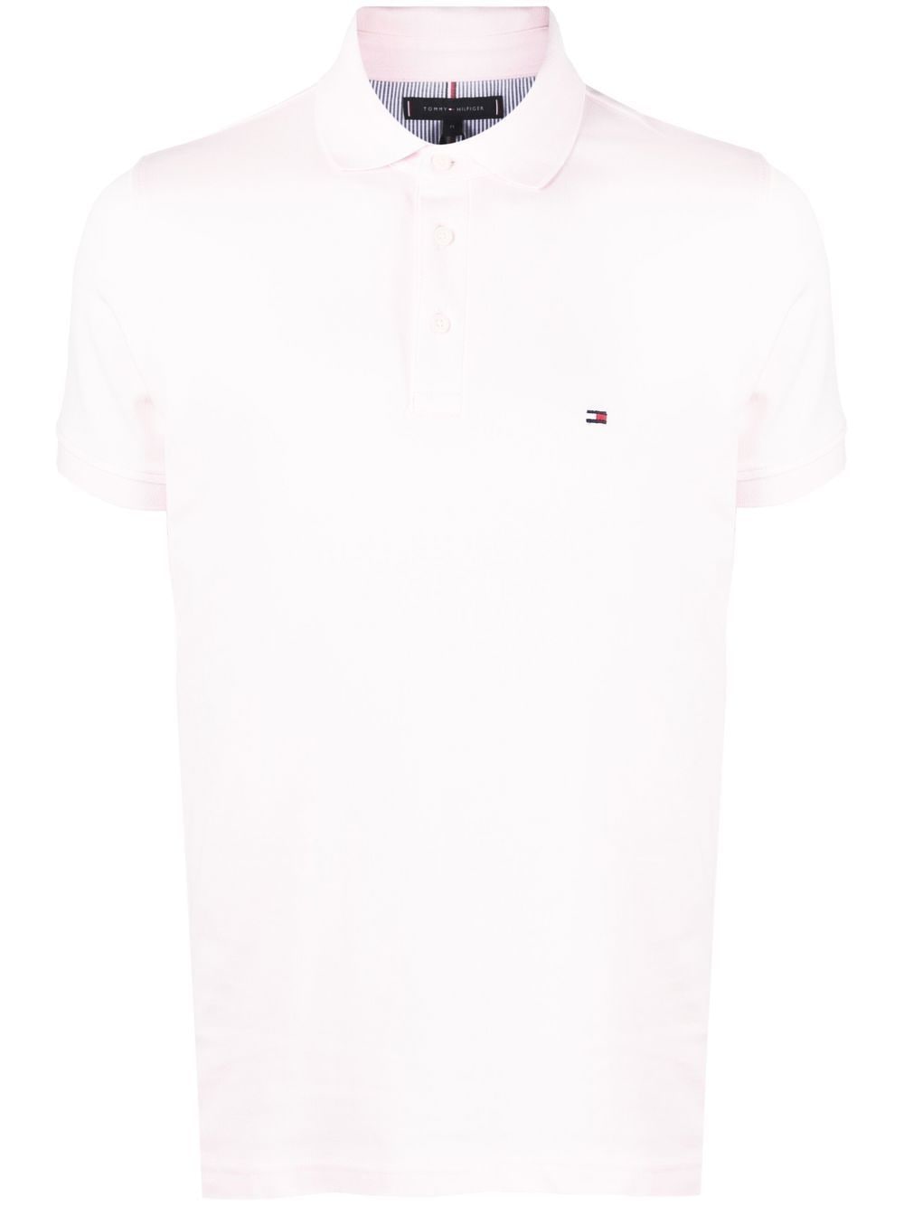 Tommy Hilfiger Embroidered-logo Polo Shirt In Yellow