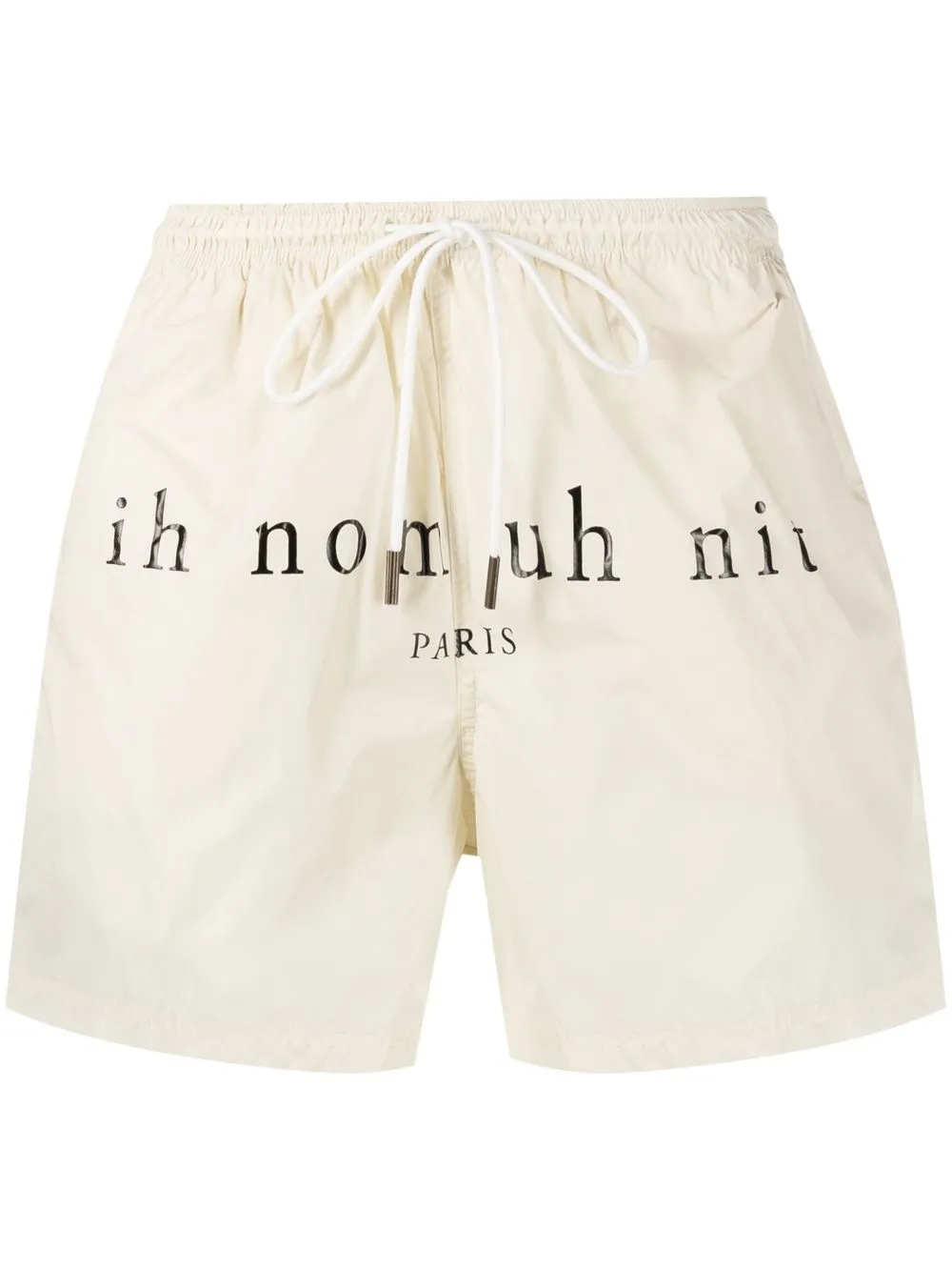 

Ih Nom Uh Nit logo-print swim shorts - Neutrals