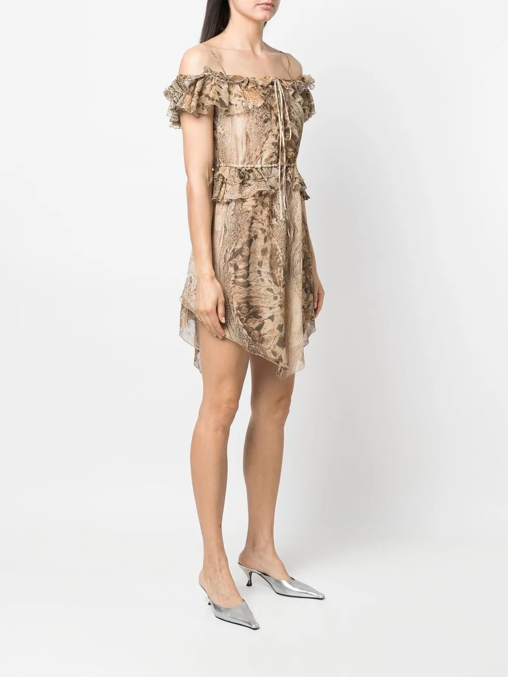 Blumarine snakeskin-print Mini Silk 