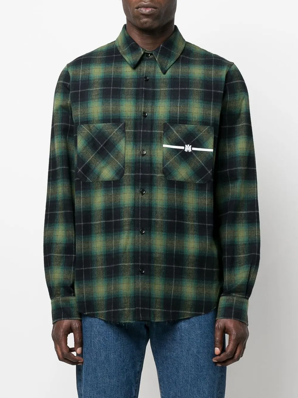 Amiri Long Sleeved Shirt Printed Trendy Pure Cotton main image 0