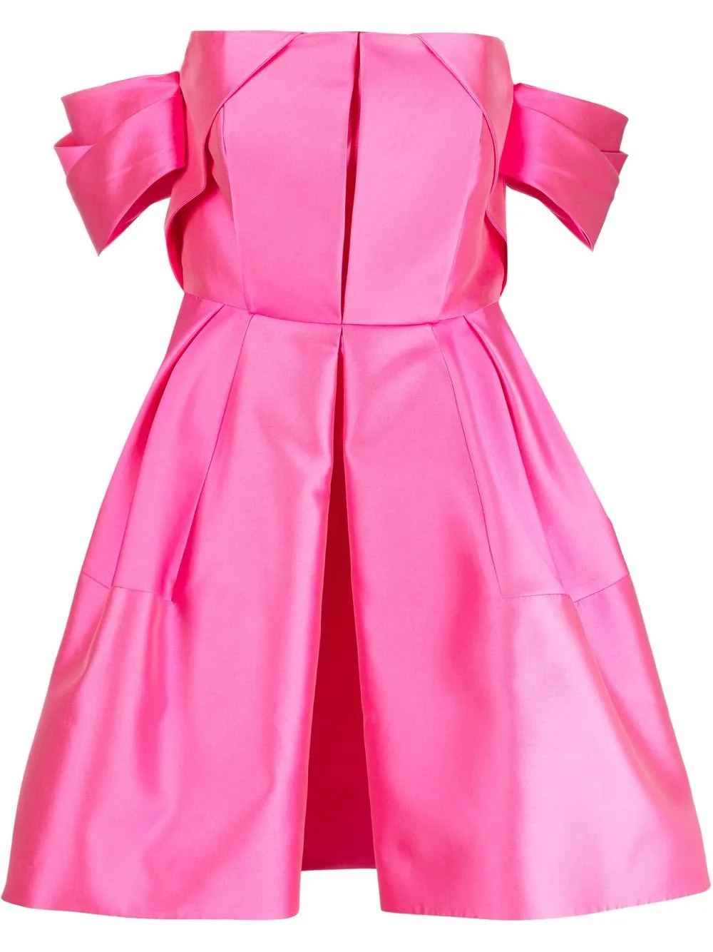 

Dice Kayek vestido midi con hombros descubiertos - Rosado