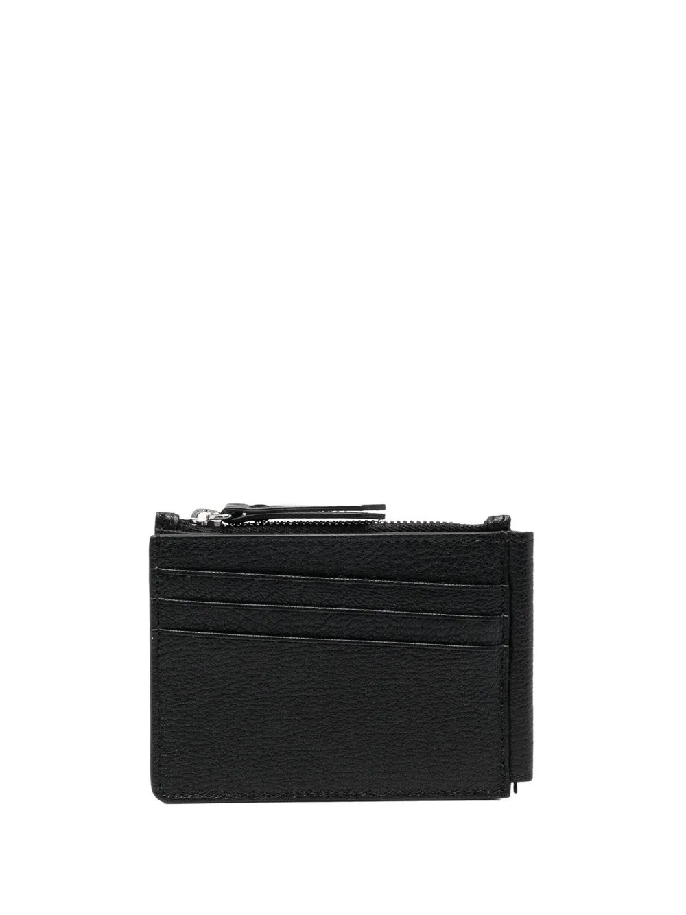 

Maison Margiela cartera con costuras en contraste - Negro
