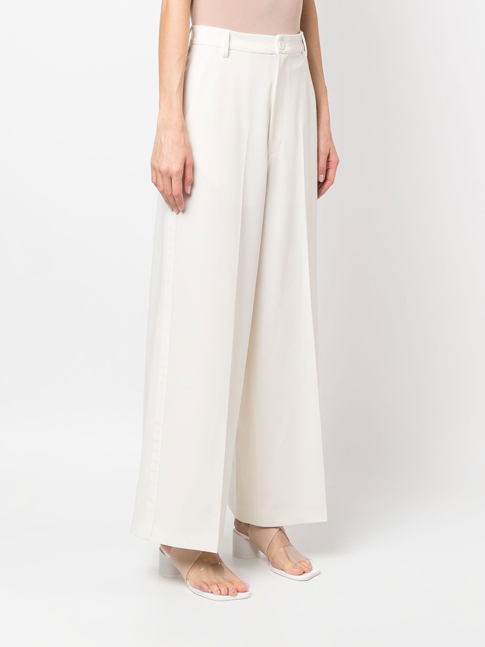 MM6 Maison Margiela Flared wide-leg Trousers - Farfetch