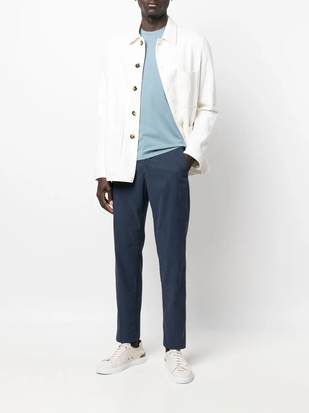 Briglia 1949 Mid waist pantalon - Blauw