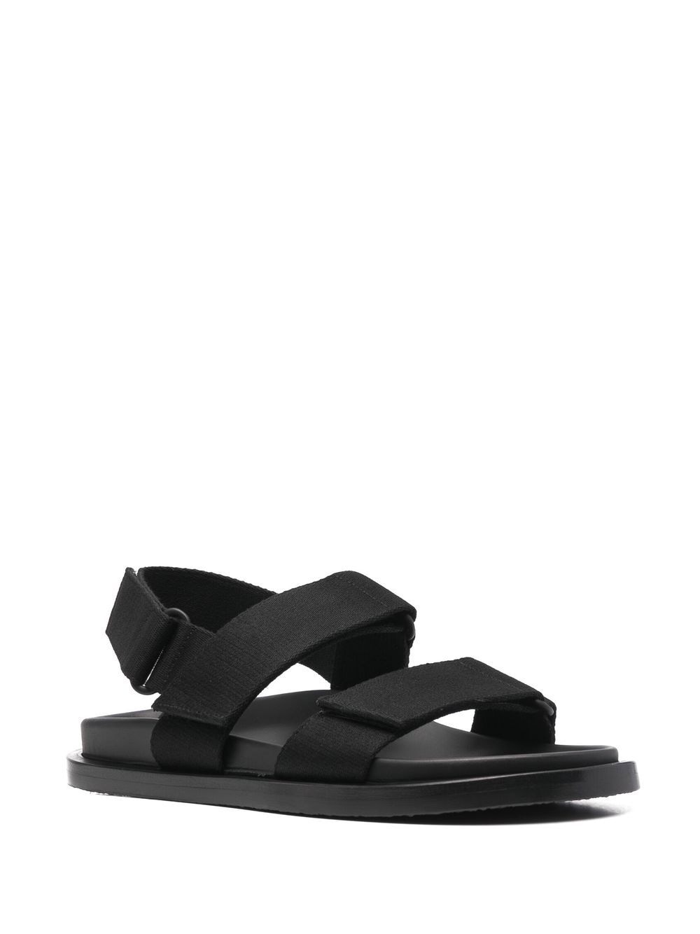 Shop Uma Wang Touch-strap Open-toe Sandals In Schwarz