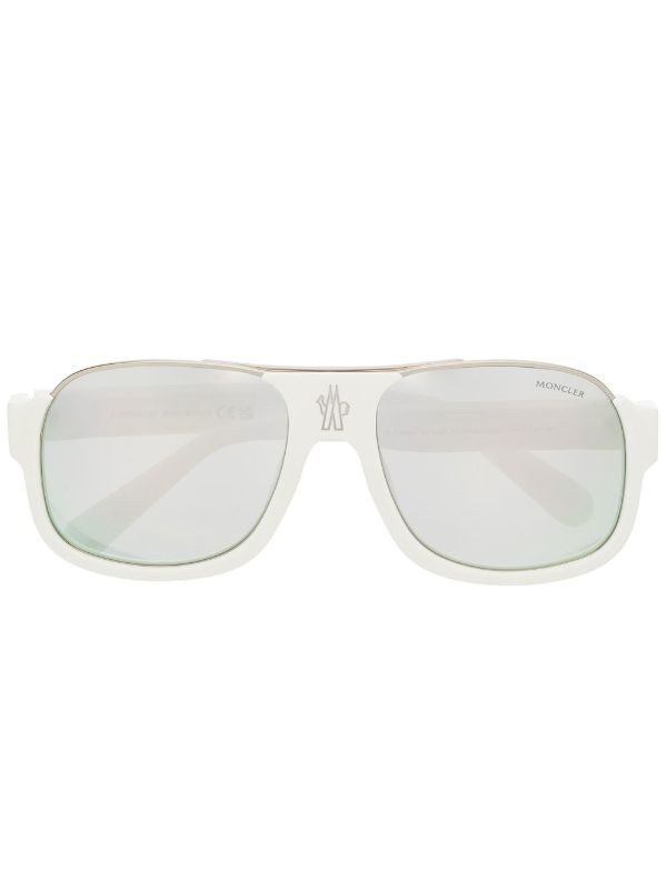 White tinted outlet sunglasses