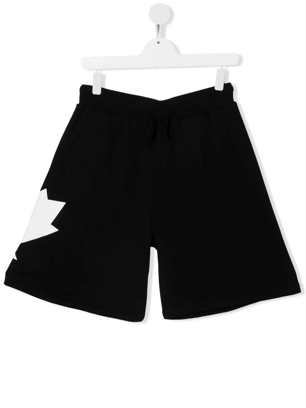 

Dsquared2 Kids shorts deportivos con logo estampado - Negro