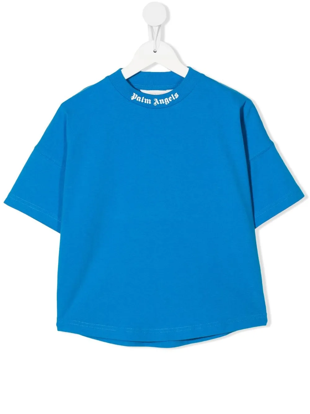 

Palm Angels Kids playera con logo estampado - Azul
