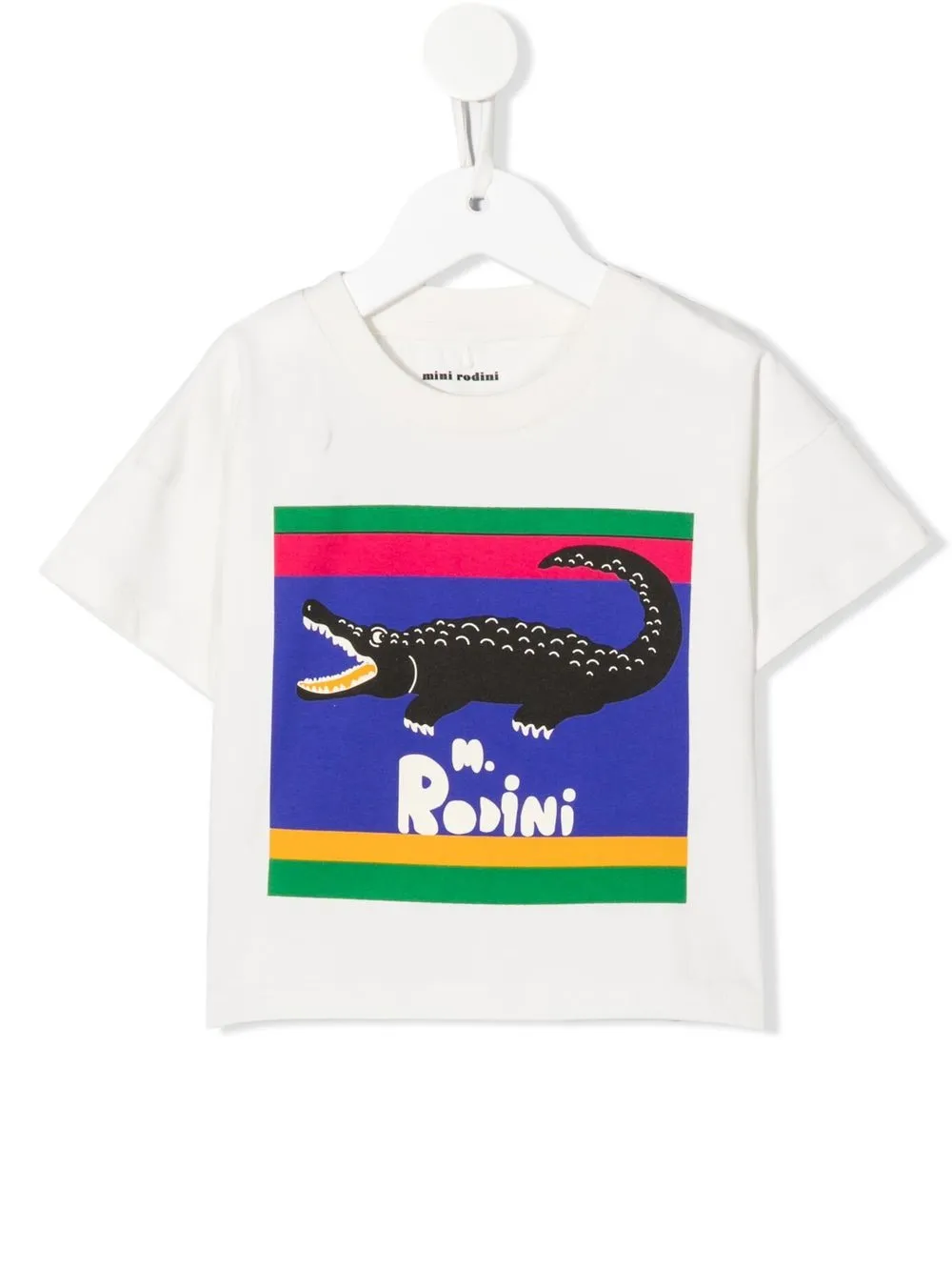 

Mini Rodini playera con estampado gráfico - Blanco